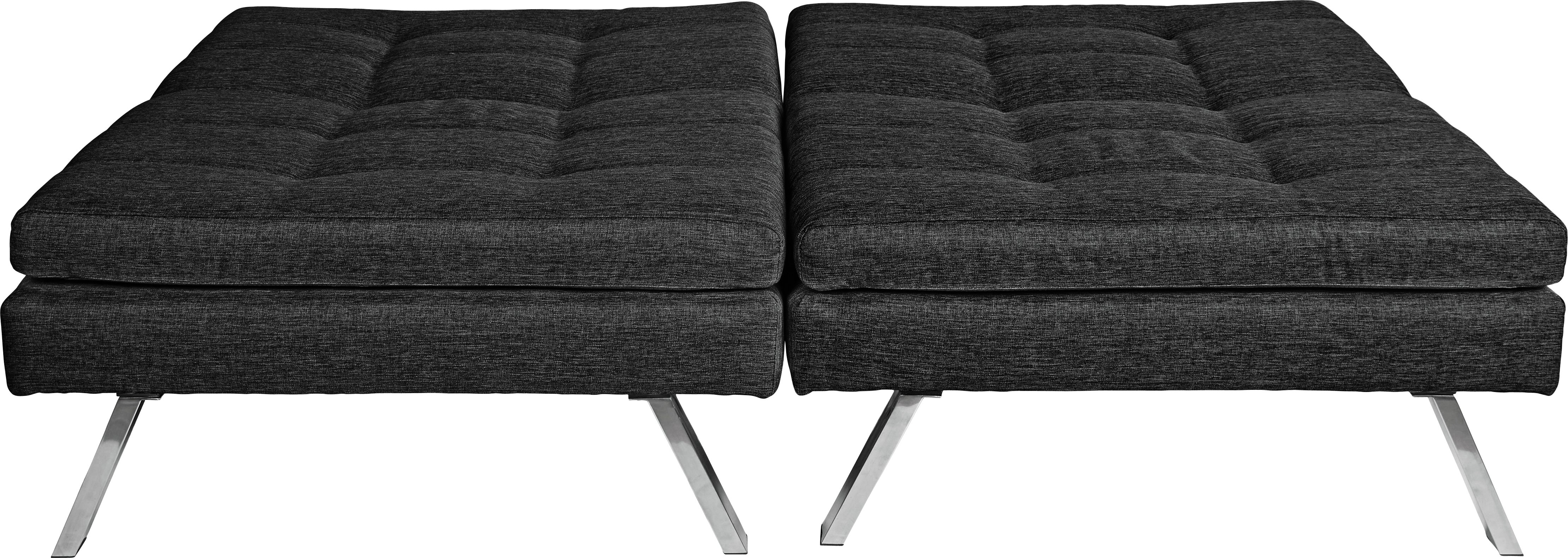 Buy Hygena Duo 2 Seater Clic Clac Sofa Bed Charcoal at Argos.co.uk