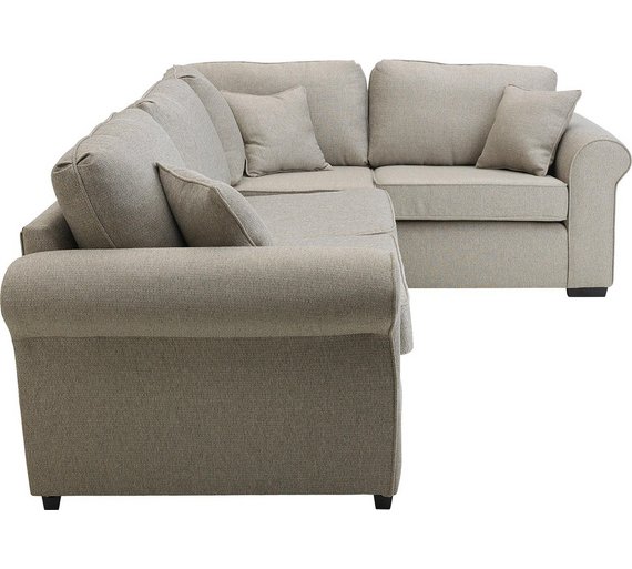 Buy Collection Erinne Fabric Left Hand Corner Sofa Grey at Argos.co.uk Your Online Shop for