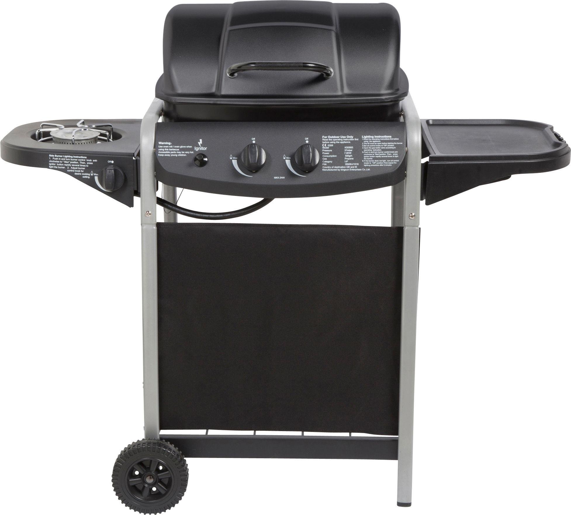 Argos - 2 Burner Propane - Gas BBQ with Side Burner Review