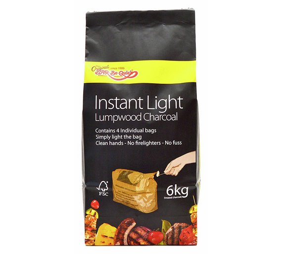 Buy BarBeQuick Instant Lighting BBQ Charcoal 6kg at Argos.co.uk