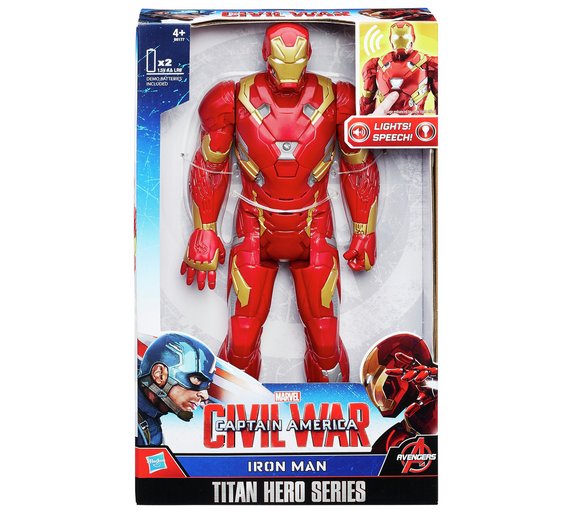 Buy Avengers Age of Ultron Titan Tech Iron Man Action Figure at Argos