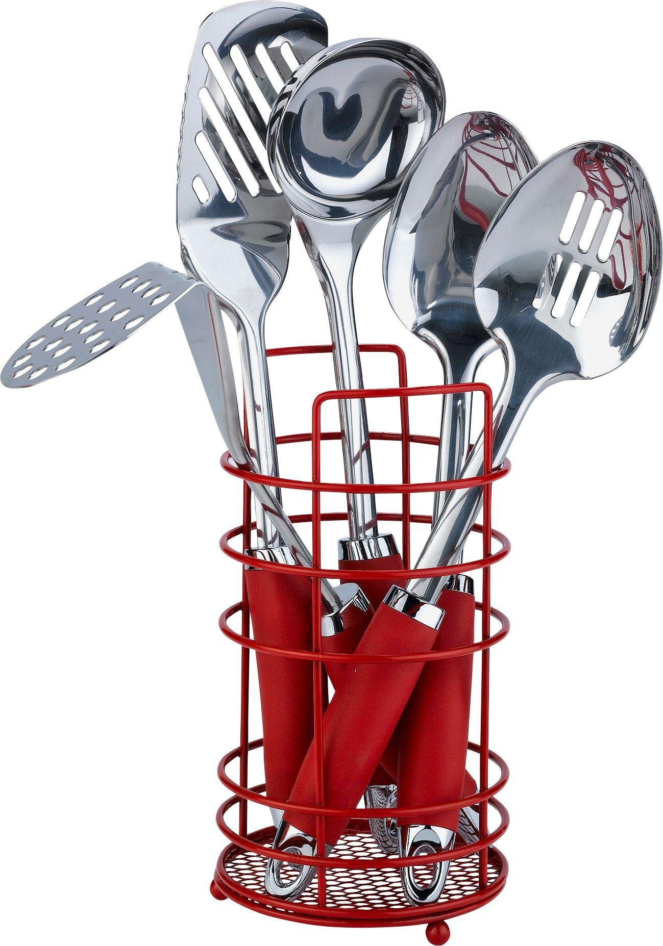 metal kitchen utensils set