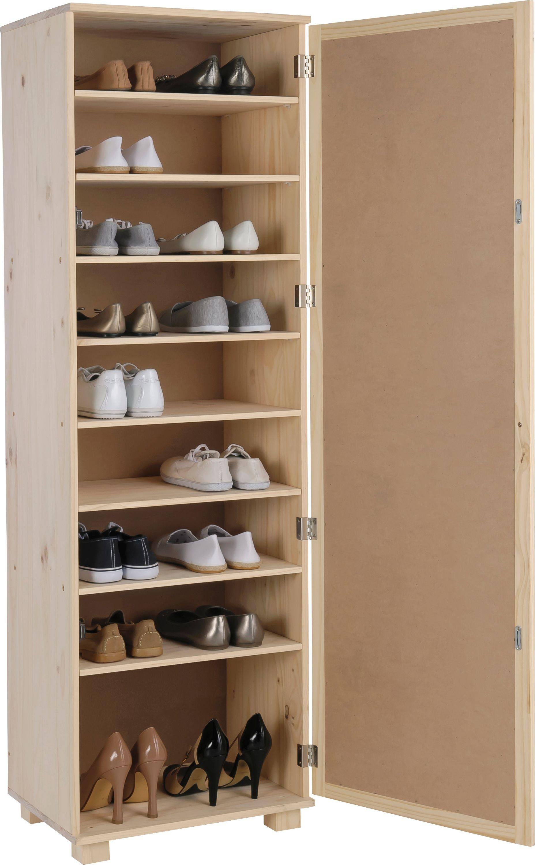 Buy HOME Mirrored Shoe Storage Solid Unfinished Pine at Argos