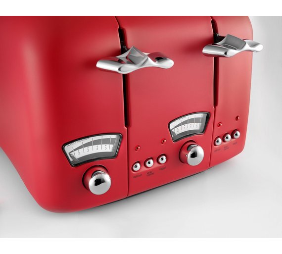 Buy De'Longhi Argento 4 Slice Toaster Red at Argos.co.uk Your Online Shop for Toasters
