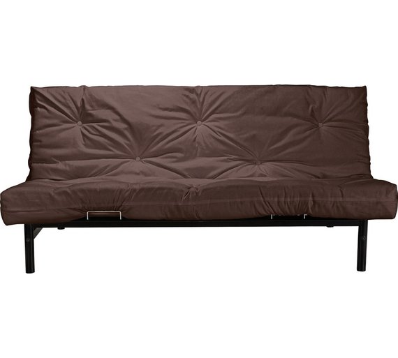 Buy ColourMatch Clive 2 Seater Futon Sofa Bed Chocolate at Argos.co