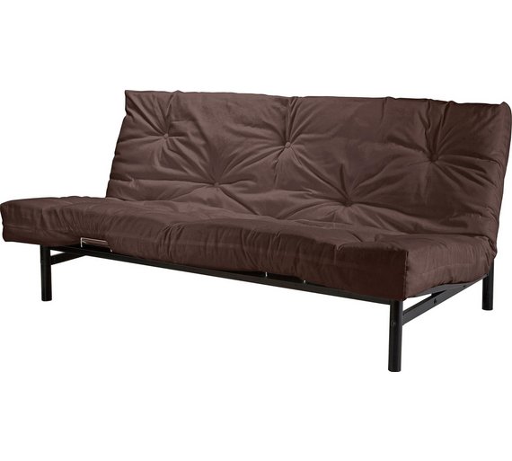 Buy ColourMatch Clive 2 Seater Futon Sofa Bed Chocolate at Argos.co