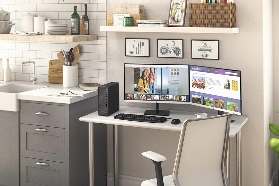 Laptops and desktops.