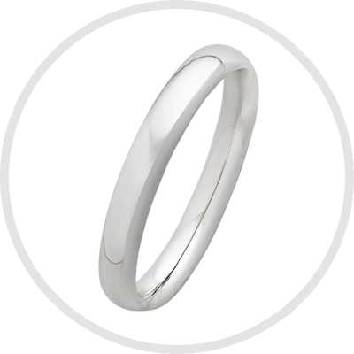Revere Sterling Silver Wedding Band - J.