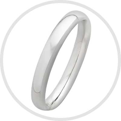 Revere Sterling Silver Wedding Band - J.