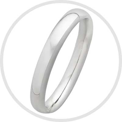 Revere Sterling Silver Wedding Band - J.