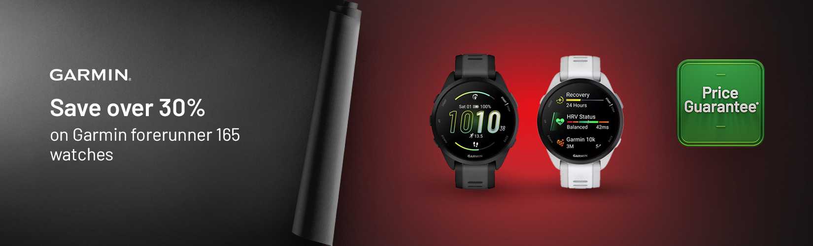 Price Guarantee. Garmin. Save over 30% on Garmin forerunner 165 watches.