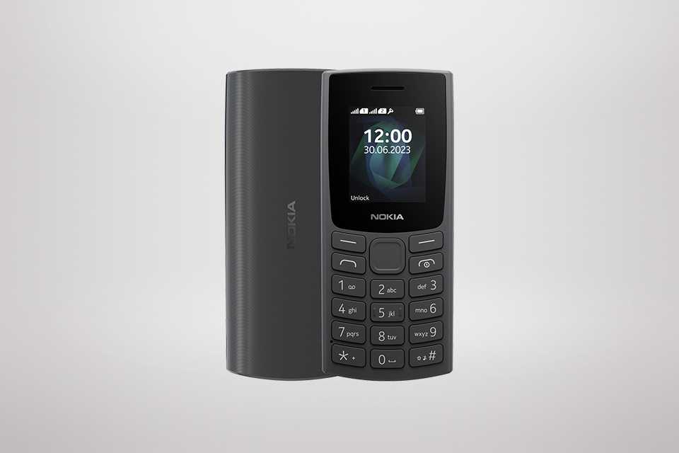 SIM Free Nokia 105 Mobile Phone - Charcoal.
