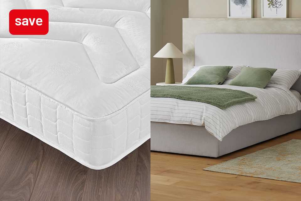 Buy a selected Argos home or Habitat bed frame and get 20% off a selected mattress.