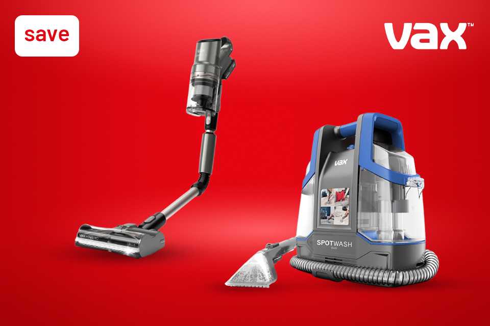 Shop our deals on selected Vax floorcare.