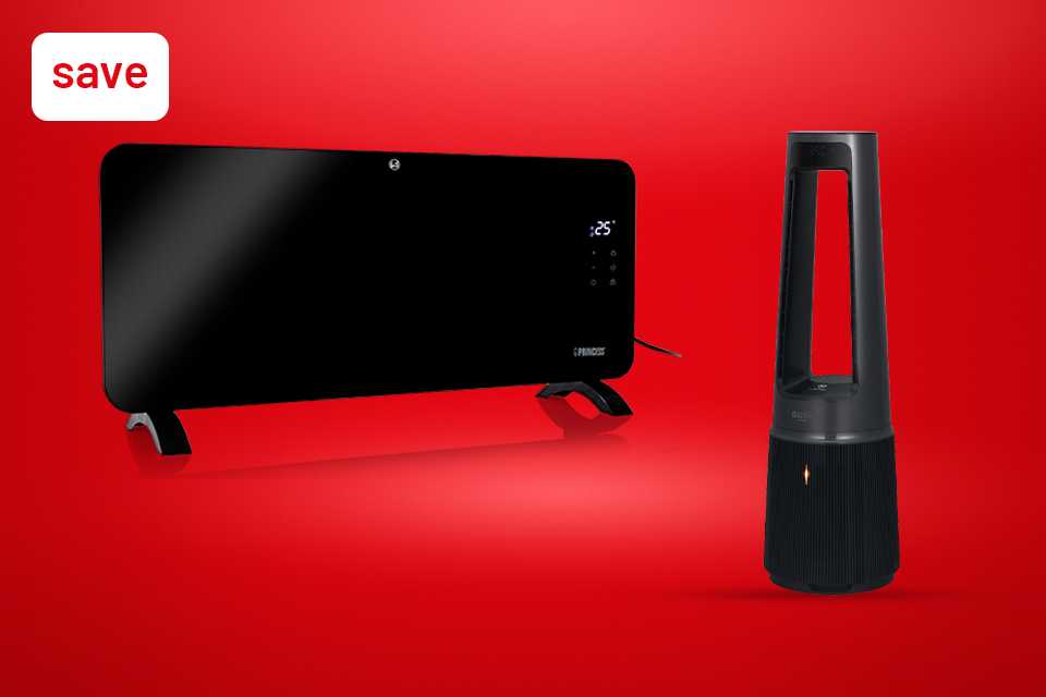 Save up to 50% on selected heating.