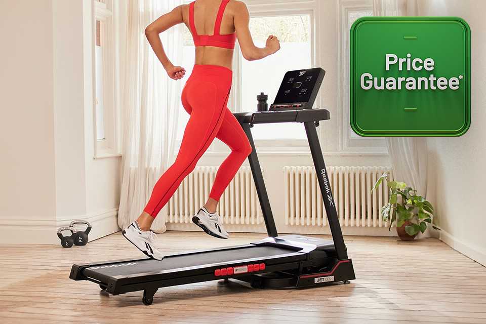 Price Guarantee. Our lowest price ever. Reebok Jet100z treadmill - now just £449.