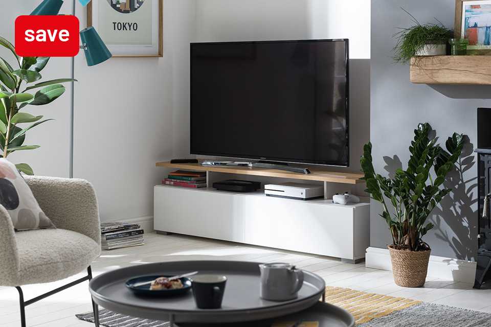 Save 20% on selected TV units use code TVUNIT20.