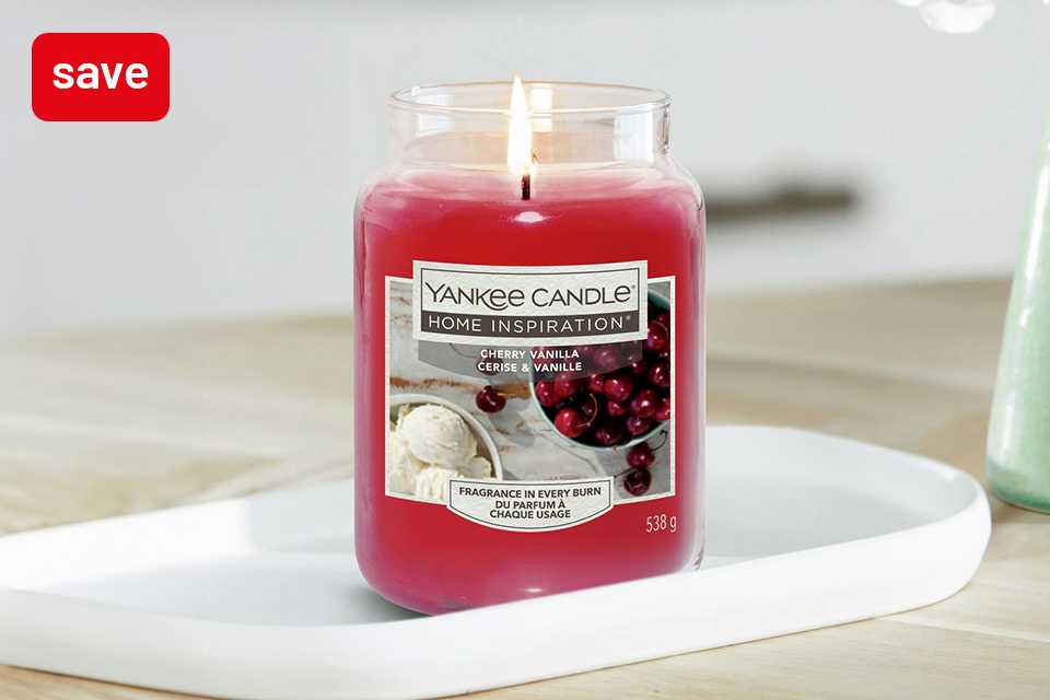 Save 25% on selected branded candles & fragrance.