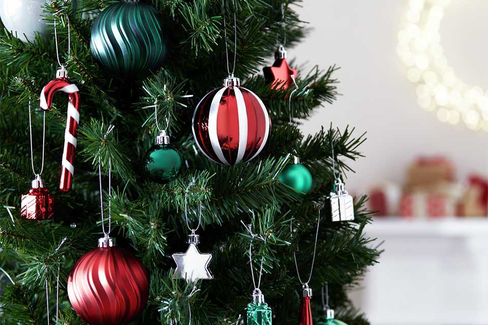 Deck the halls. With our range of Christmas decorations.