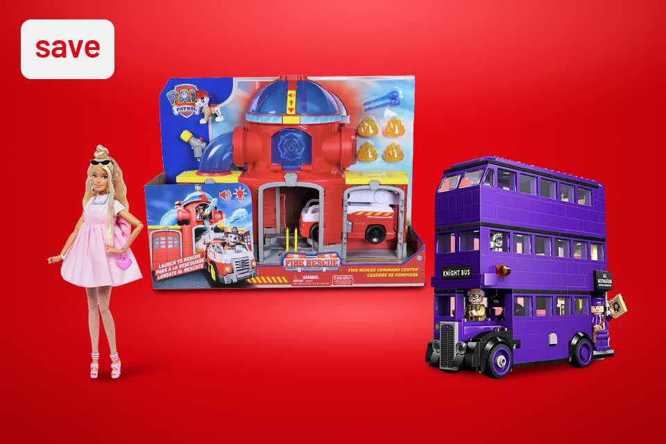 Half term toy deals. Save up to 1/3 on selected toys and games.