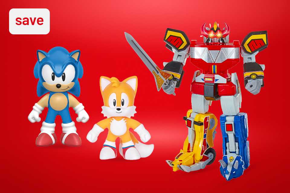 Save up to half price on selected action figures.
