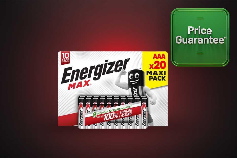 Price guarantee. Save up to a 1/3 on selected Batteries.