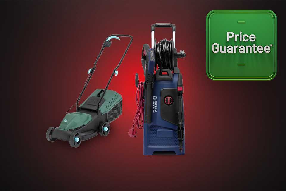 Price guarantee. Save up to 1/3 on selected Pressure washers and garden power.