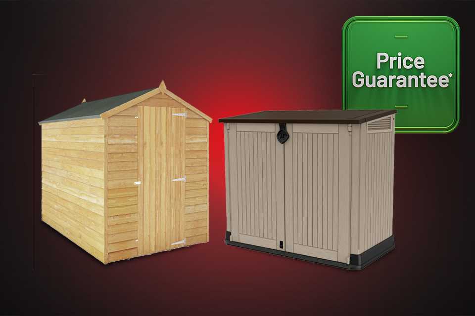 Price guarantee. Save up to 25% on selected Garden Sheds & Storage.