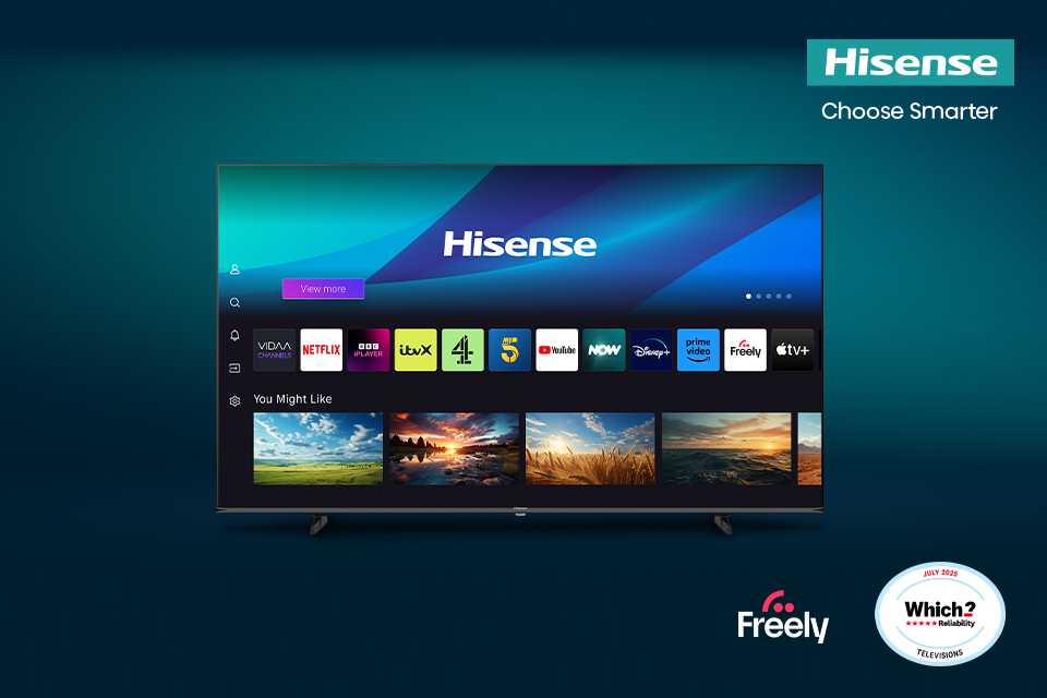 Unmissable deals on Hisense 4K Freely TVs.