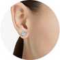 Stud earrings.