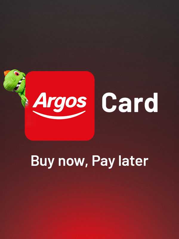 Argos card. Buy now, Pay later.