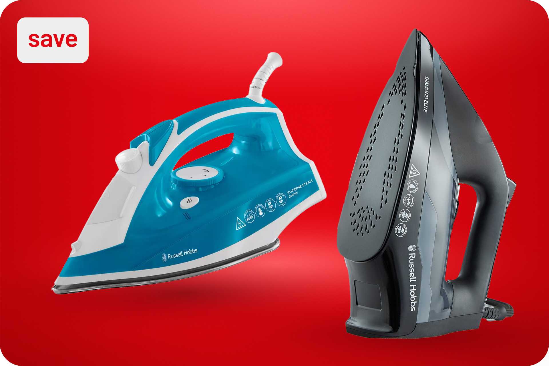 Save up to 50% on selected irons.