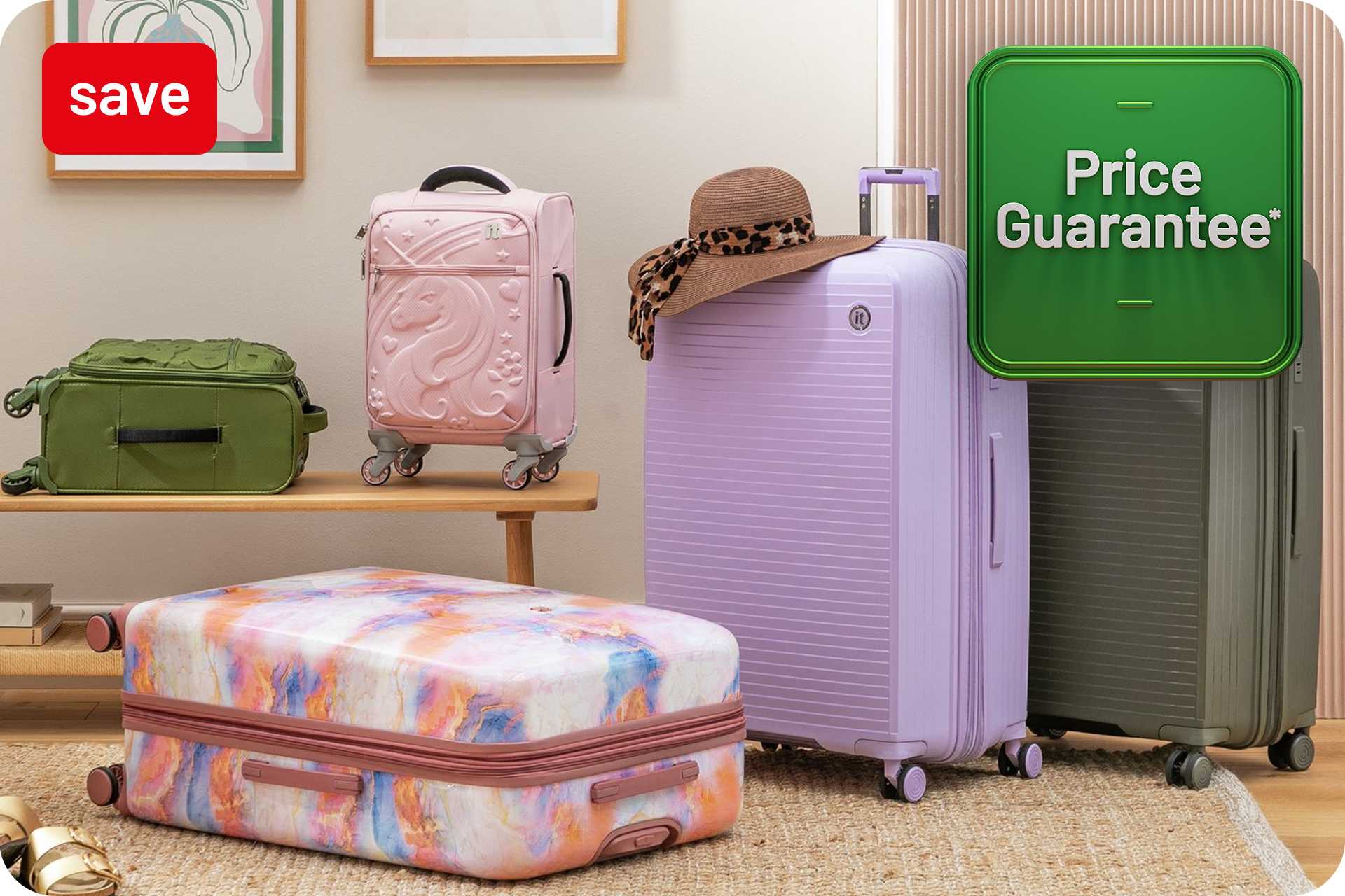 Price Guarantee. Save up to 50% on selected bags & luggage.