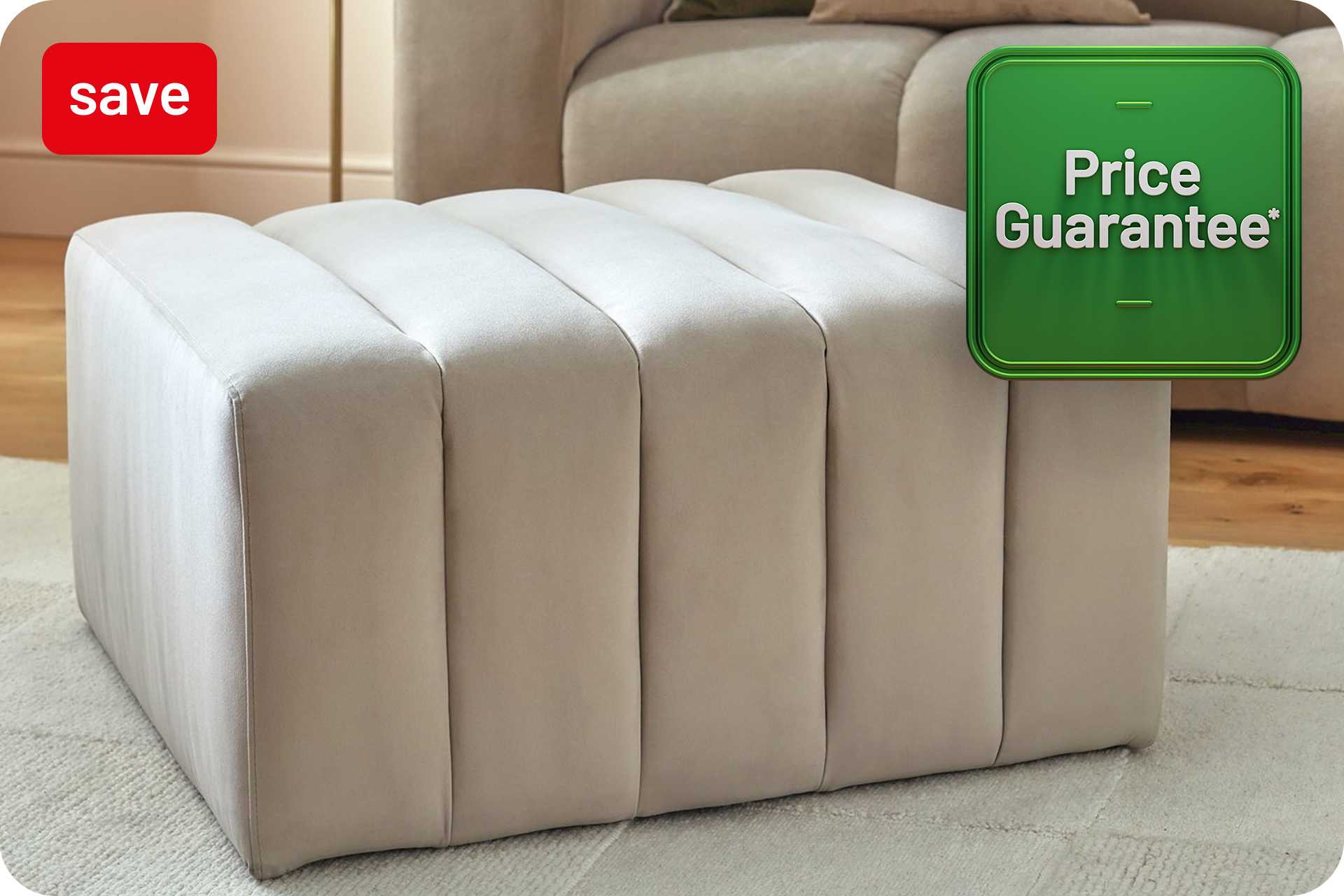 Price Guarantee. Save up to 1/3 on selected upholstery lines.