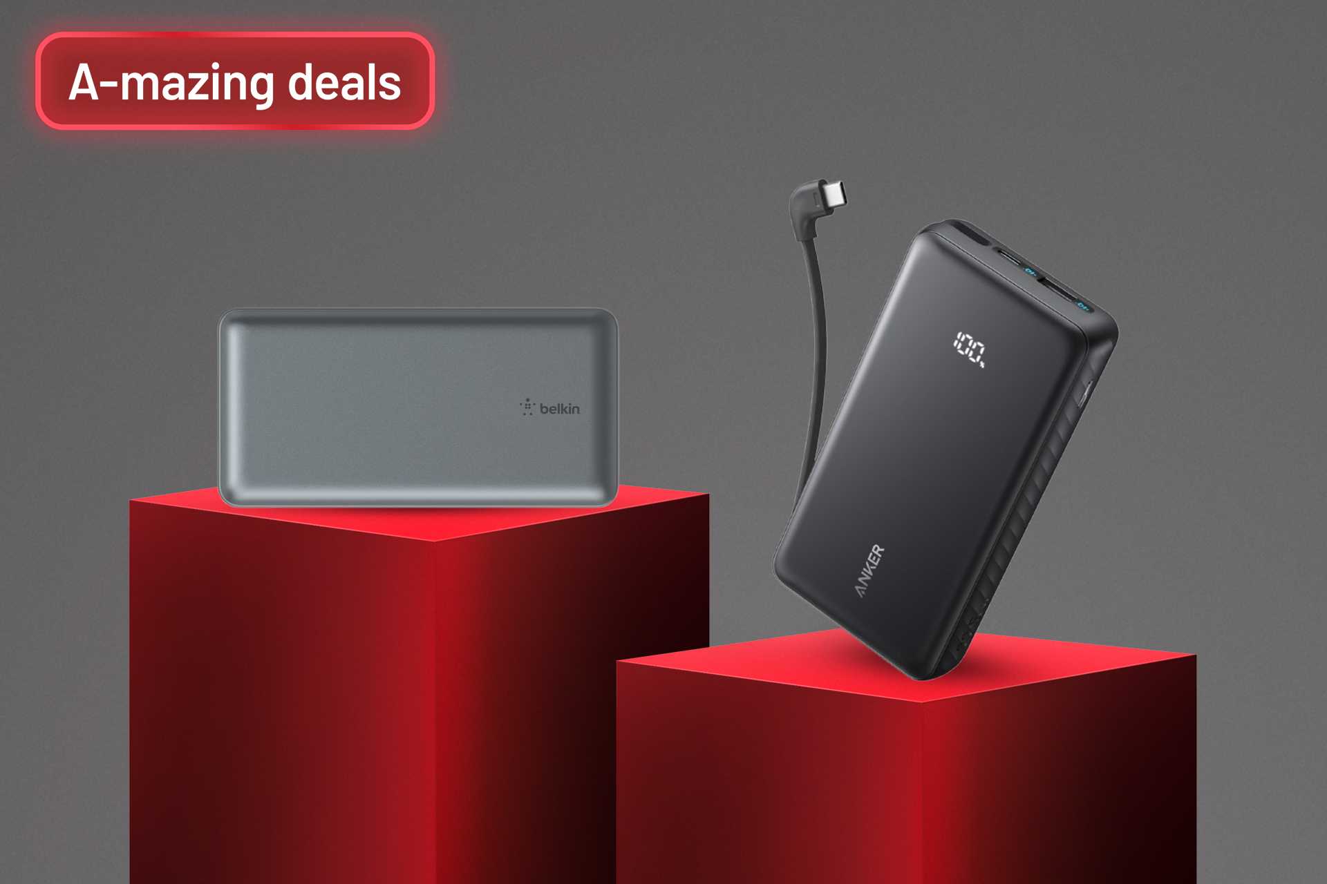 A-mazing deals. Save up to 50% on selected power banks.