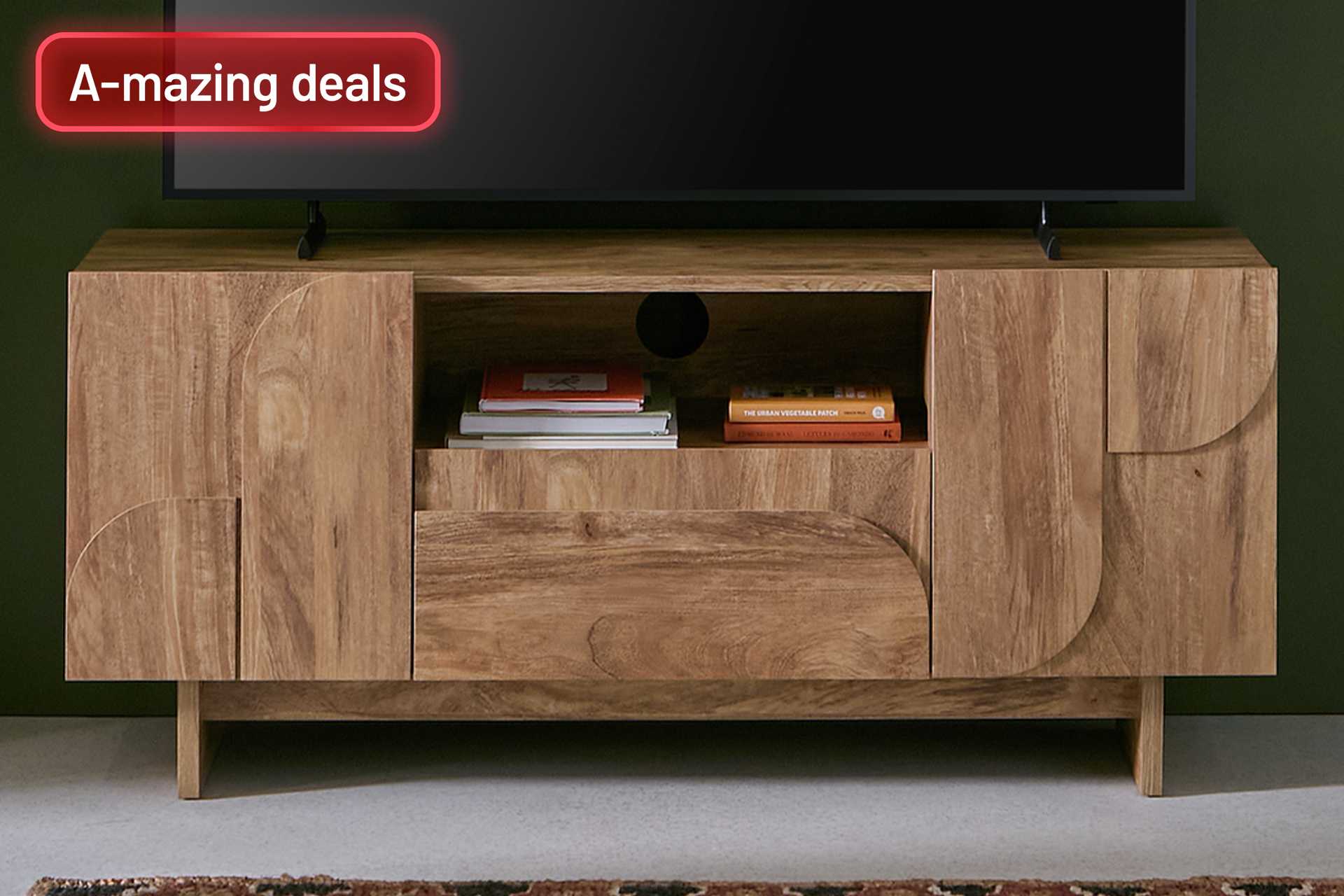 A-mazing deals. Save 20% on selected TV units. Use code TVUNIT20.