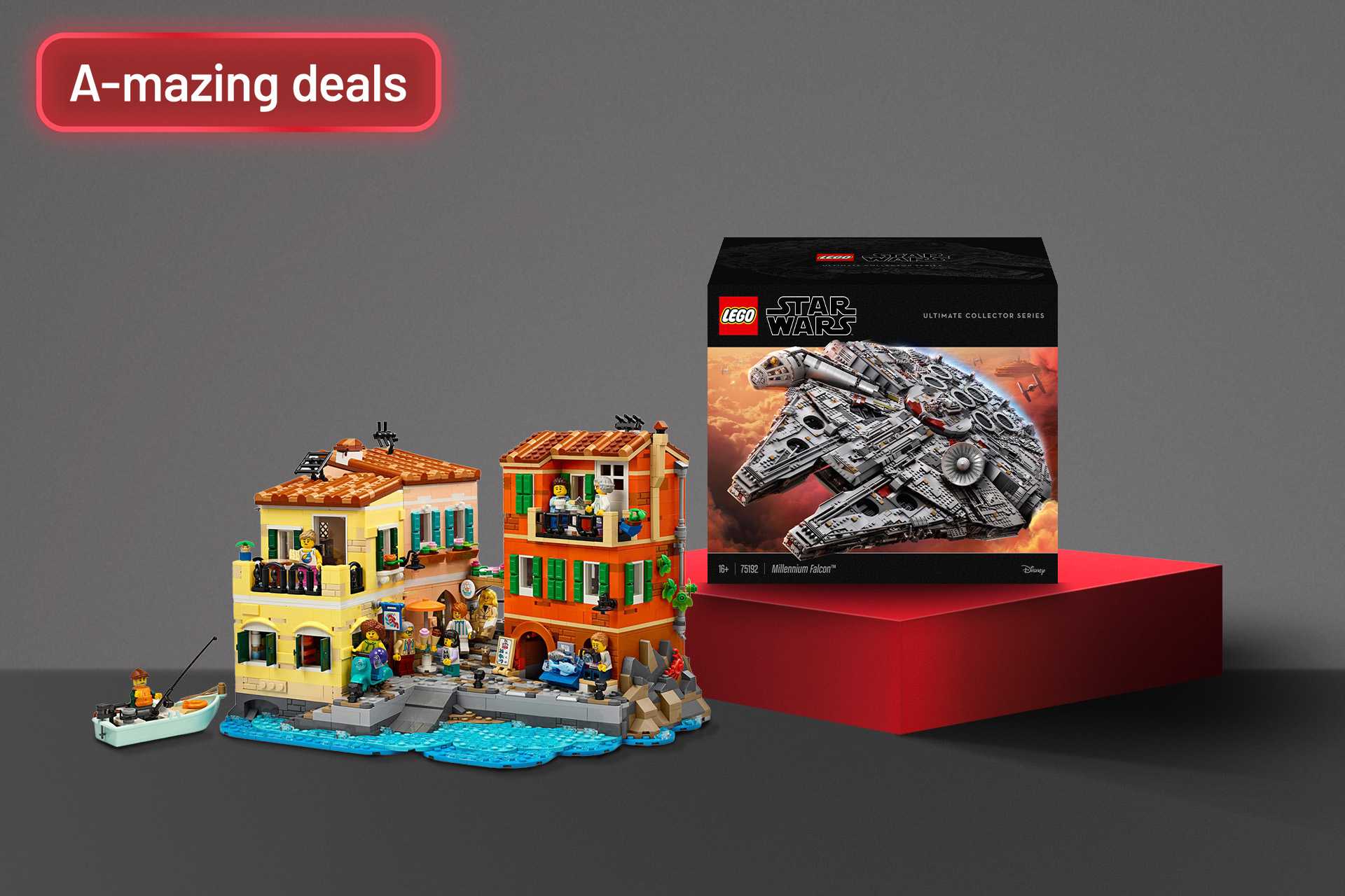 A-mazing deals. Save up to 1/3 across selected LEGO® sets. Explore savings on selected sets from Star Wars to Disney and more!