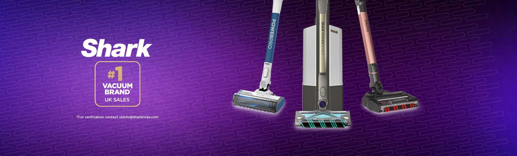 Shark - #1 vacuum brand. UK Sales.