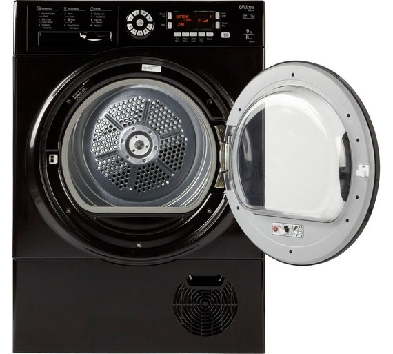 Buy Hotpoint Ultima SLine SUTCD 97B 6KM Tumble Dryer Black at Argos