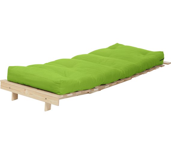 Buy ColourMatch Single Futon Sofa Bed with Mattress Apple Green at