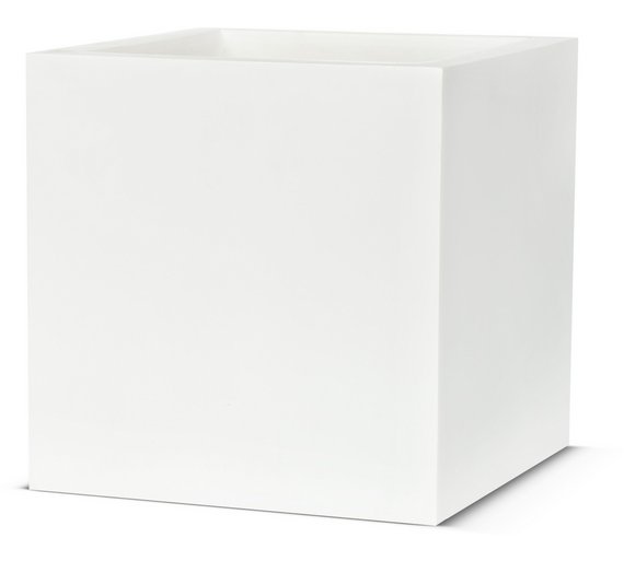 Buy Capi Lux White Square Planter 30cm at Argos.co.uk Your Online