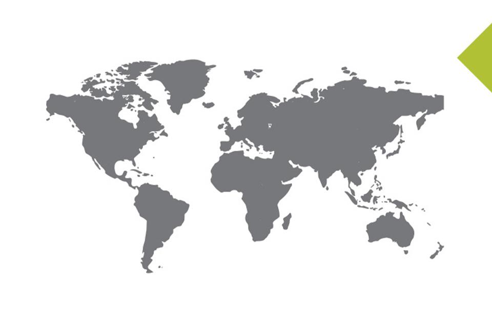 World map.