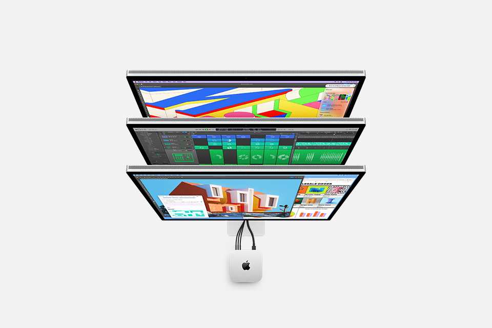 Mac mini. Looks small. Lives large.