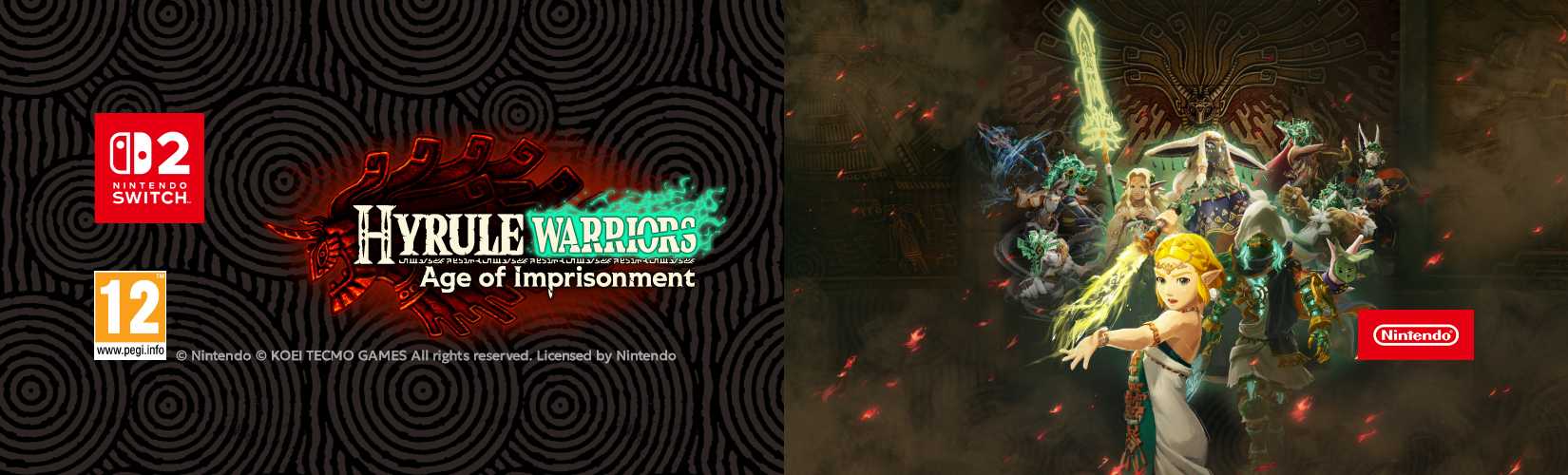 Nintendo Switch 2. Hyrule Warriors: Age of imprisonment.