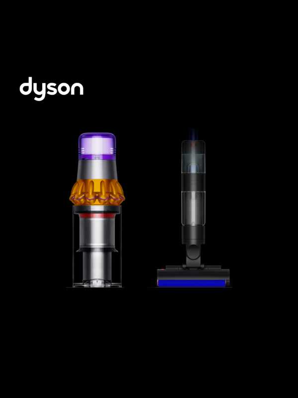 Gifted engineering. Save up to £150 on selected Dyson floorcare.