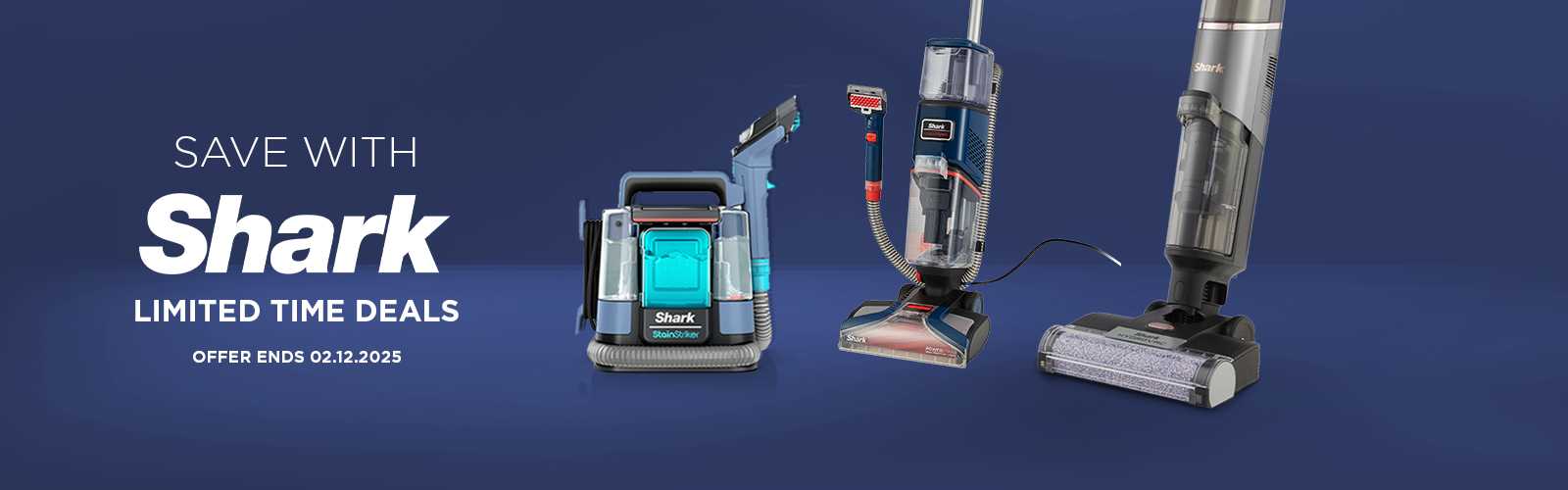 Save with Shark. Limited time deals. Offer ends 02.12.25.