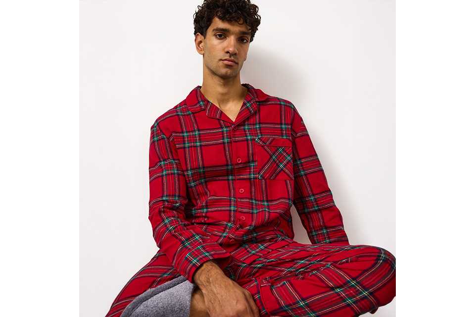 Men's Christmas nightwear.