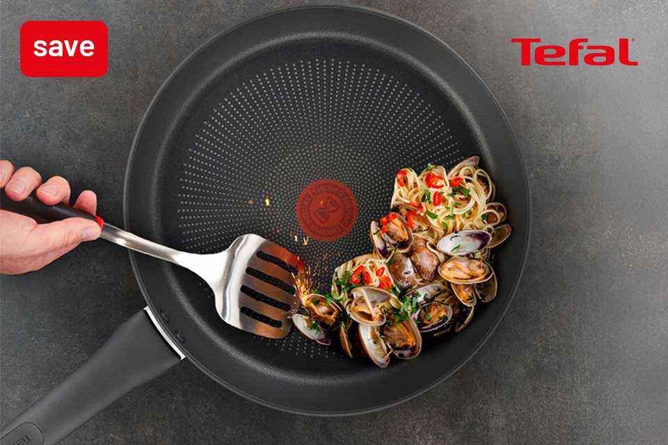 Save on selected Tefal lines with codes COOK25 and COOK50.