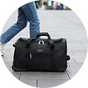 Featherstone 2 Wheel Medium Holdall - Black.
