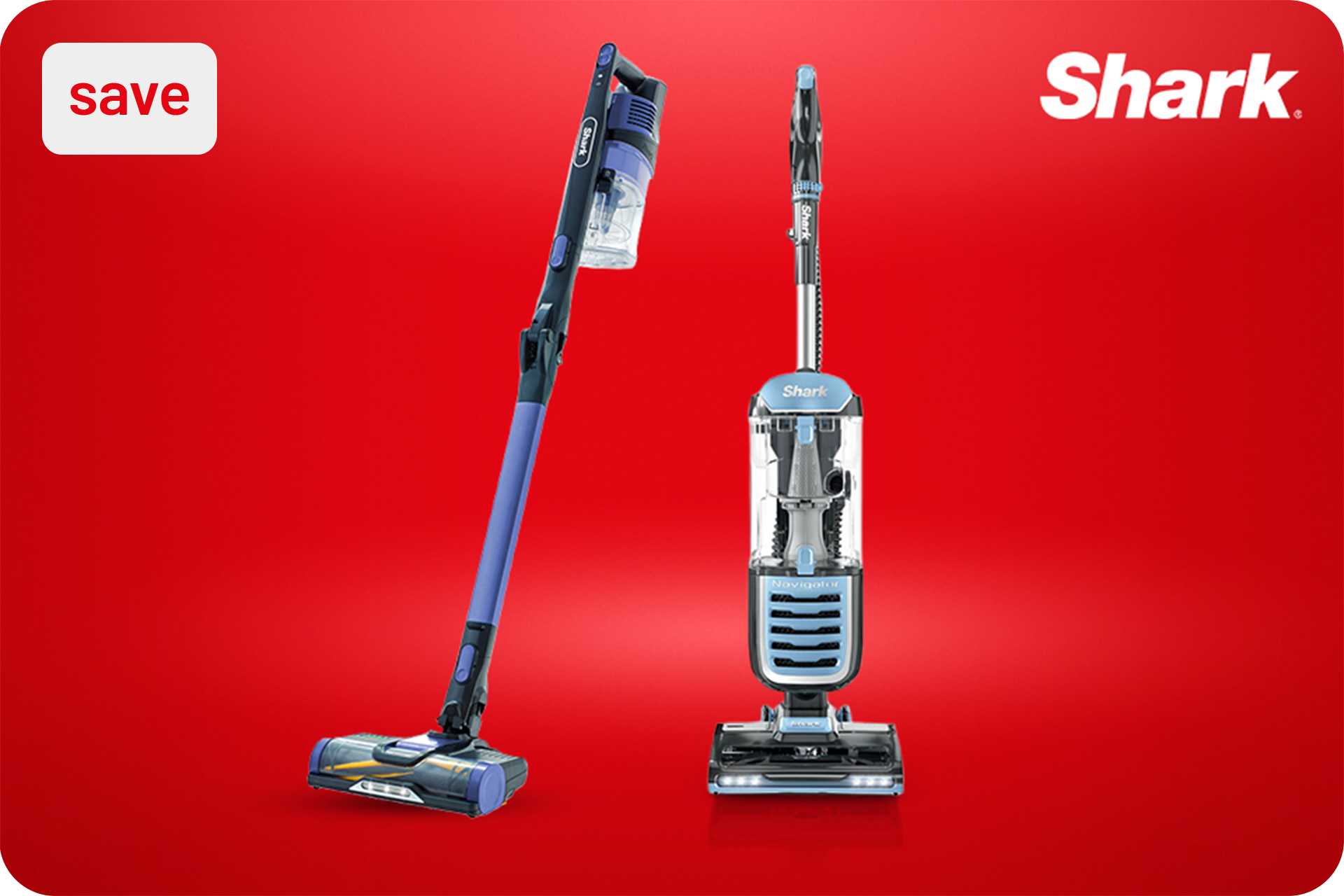 Save up to 30% on selected Shark floorcare.